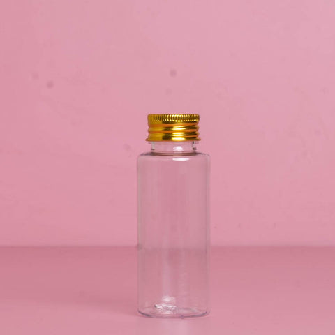 60Ml Pet Bottle With Gold Aluminium Screw Cap