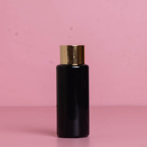 60Ml Pet Bottle With Gold Shiny Screw Cap