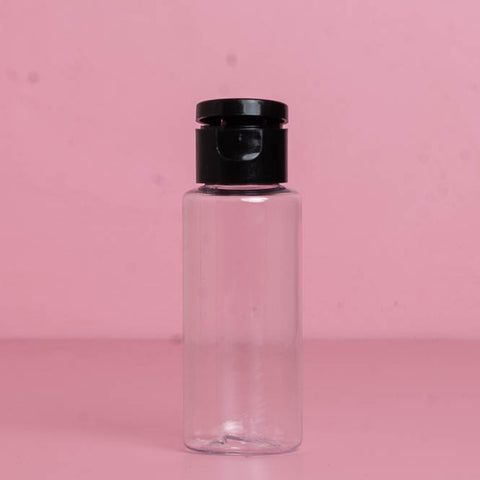 60Ml Pet Bottle With Black Flip Cap