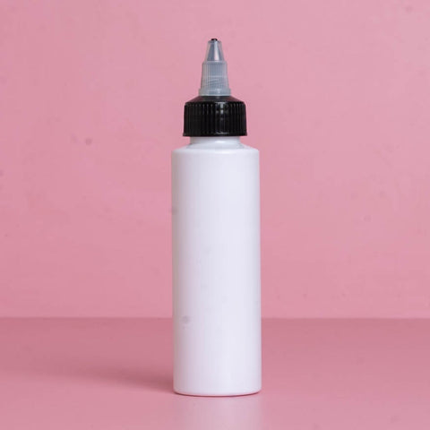 100Ml Pet Bottle With Black Applicator With Clear Top