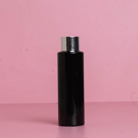 100Ml Pet Bottle With Silver Shinny Screw Cap