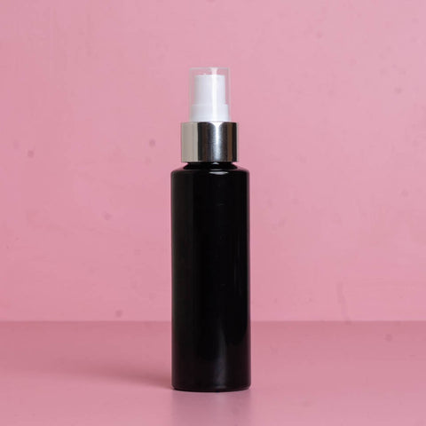 100Ml Pet Bottle With Silver Mist Spray