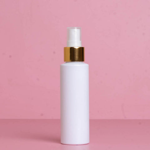 100Ml Pet Bottle With Gold Mist Spray