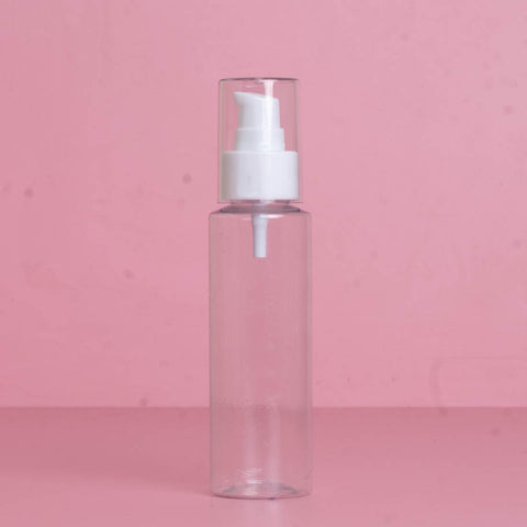 100Ml Pet Bottle With White Treatment Pump