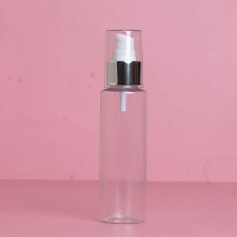 100Ml Pet Bottle With Silver Treatment Pump