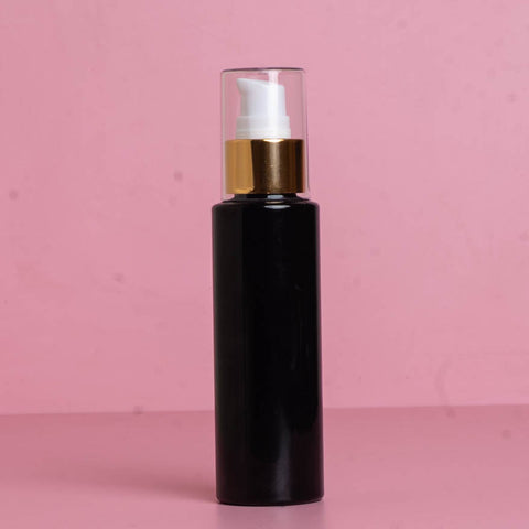 100Ml Pet Bottle With Gold Treatment Pump