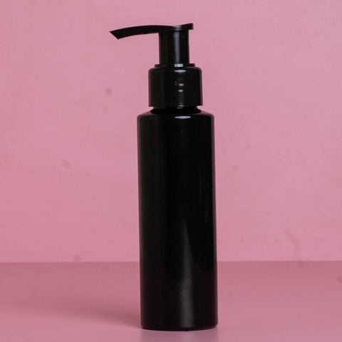 100Ml Pet Bottle With Old Black Lotion Pump