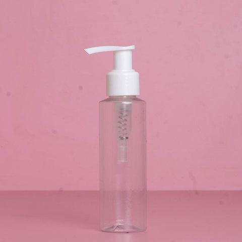 100Ml Pet Bottle With Old White Lotion Pump