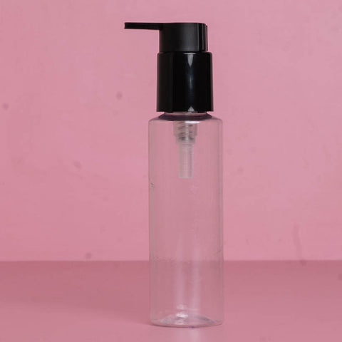 100Ml Pet Bottle With New Black Lotion Pump