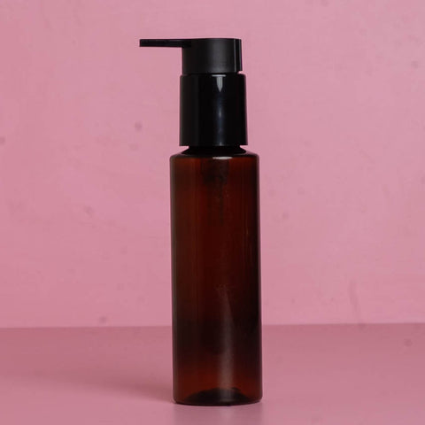 100Ml Pet Bottle With New Black Lotion Pump