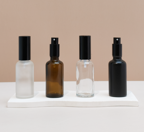 50ml Glass Bottle with New Black Mist