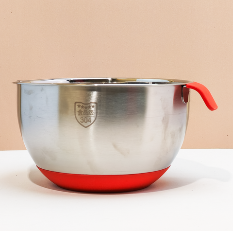 Stainless Steel Mixing Bowls with Silicone Base