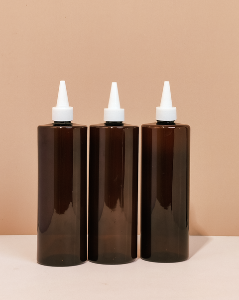 500Ml Tall Pet Bottle With White Applicator