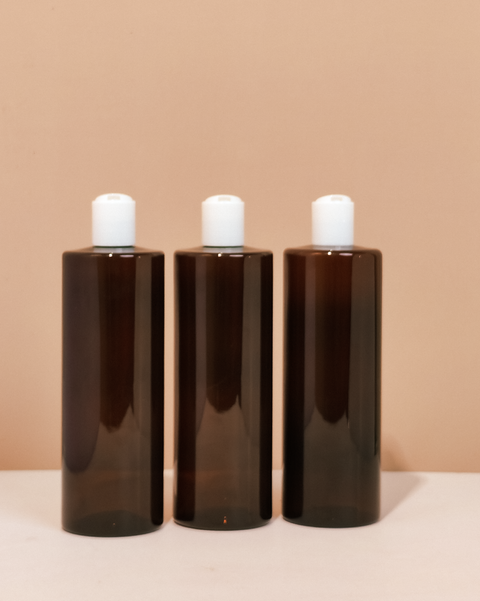 500Ml Tall Pet Bottle With White Press Cap