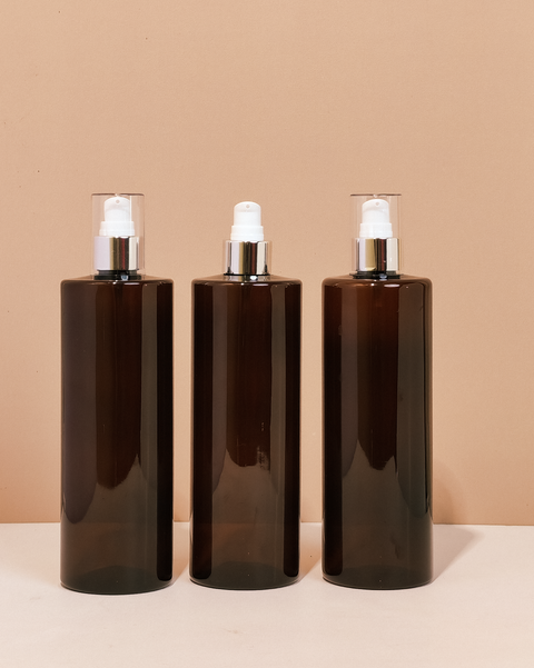 500Ml Tall Pet Bottle With Silver Treatment Pump