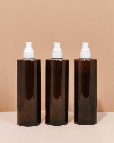 500Ml Tall Pet Bottle With White Mist Spray