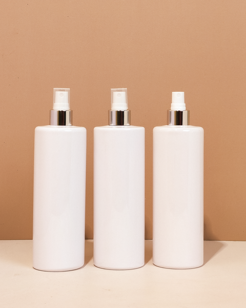 500Ml Tall Pet Bottle With Silver Mist Spray