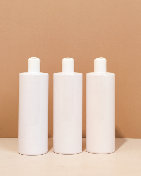 500Ml Tall Pet Bottle With White Press Cap