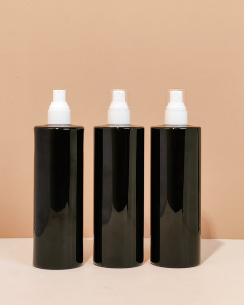 500Ml Tall Pet Bottle With White Mist Spray