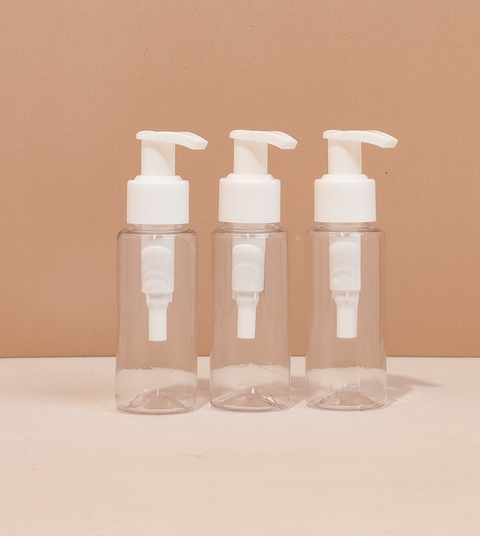 60Ml Pet Bottle With Old White Lotion Pumps