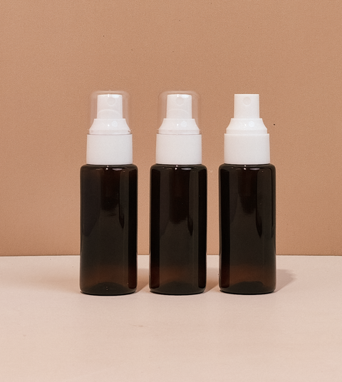 60Ml Pet Bottle With White Mist Sprayer