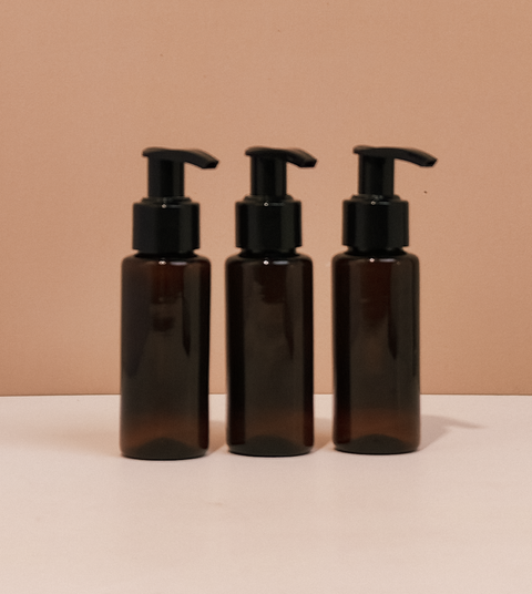 60Ml Pet Bottle With Old Black Lotion Pump