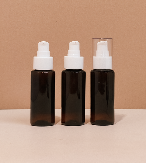 60Ml Pet Bottle With White Treatment Pump