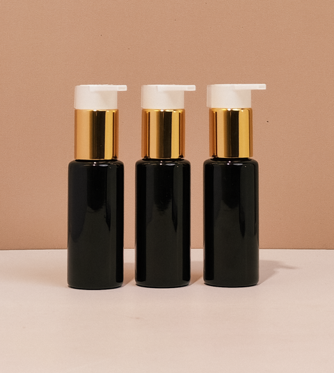 60Ml Pet Bottle With New Gold White Lotion Pump