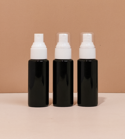 60Ml Pet Bottle With White Mist Sprayer