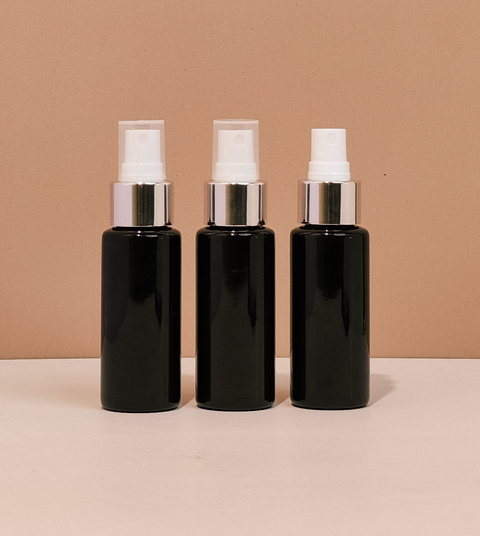 60Ml Pet Bottle With Silver Mist Sprayer