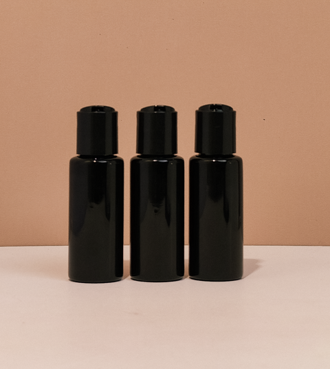 60Ml Pet Bottle With Black Press Cap
