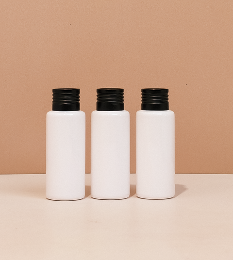 60Ml Pet Bottle With Black Aluminium Screw Cap