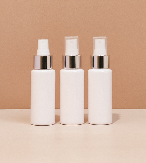 60Ml Pet Bottle With Silver Mist Sprayer