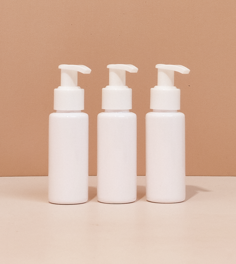 60Ml Pet Bottle With Old White Lotion Pumps