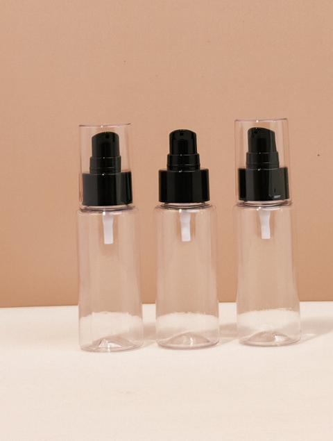 60Ml Pet Bottle With Black Treatment Pump