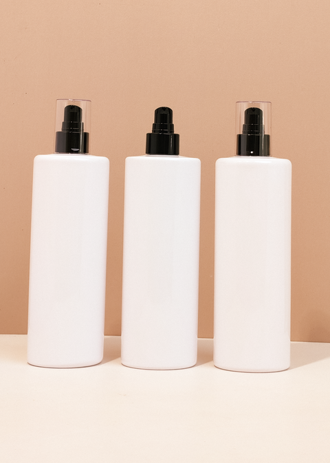 500Ml Tall Pet Bottle With Black Treatment Pump