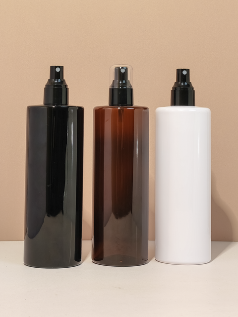 500Ml Tall Pet Bottle With Black Mist Spray
