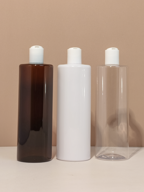 500Ml Tall Pet Bottle With White Press Cap