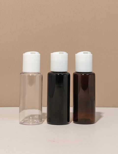 60Ml Pet Bottle With White Press Cap