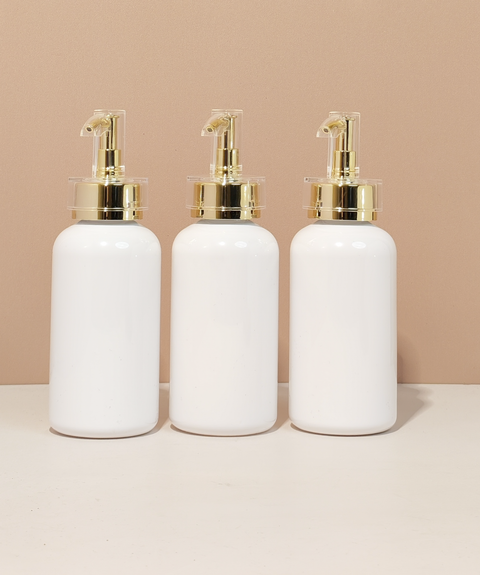 250ml Short Pet Bottle with Electroplated Pump