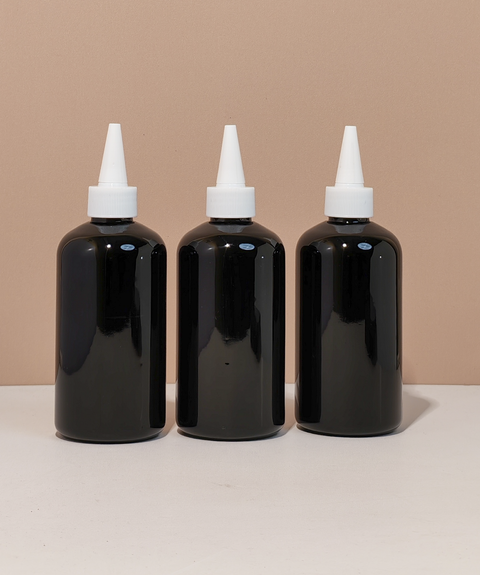 250Ml Short Pet Bottle With White Applicator