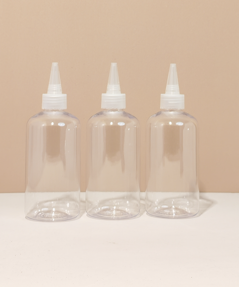 250Ml Short Pet Bottle With Clear Applicator