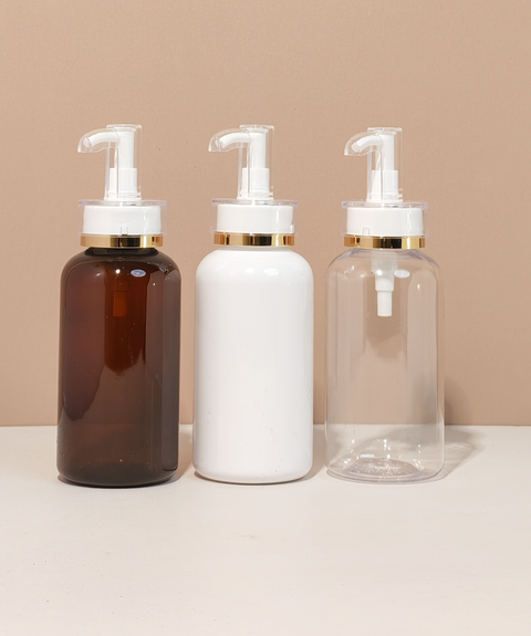 250Ml Short Pet Bottle With Lux Pump