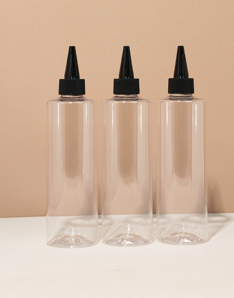 250Ml Tall Pet Bottle With Black Applicator
