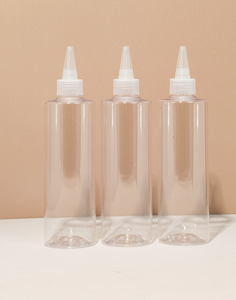 250Ml Tall Pet Bottle With Clear Applicator