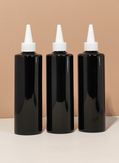 250Ml Tall Pet Bottle With White Applicator