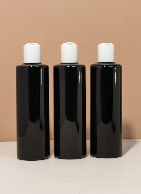 250Ml Tall Pet Bottle With White Press Cap