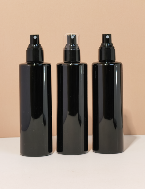 250Ml Tall Pet Bottle With Black Mist Spray