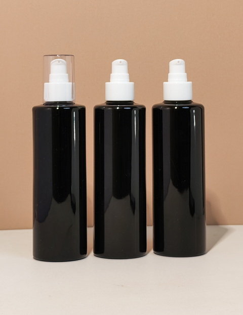 250Ml Tall Pet Bottle With White Treatment Pump