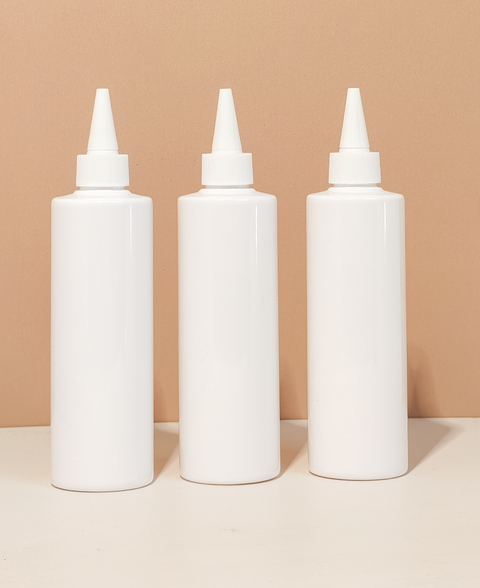 250Ml Tall Pet Bottle With White Applicator